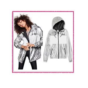 Women's Silver Hooded Jacket